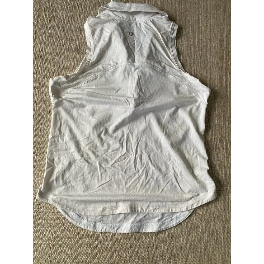 Lululemon Quick Dry Sleeveless Polo Top Women’s Size 8 - Picture 5 of 6